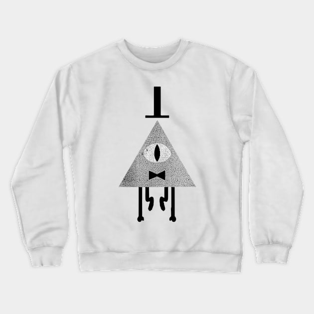 Bill Cipher Crewneck Sweatshirt by TapABCD